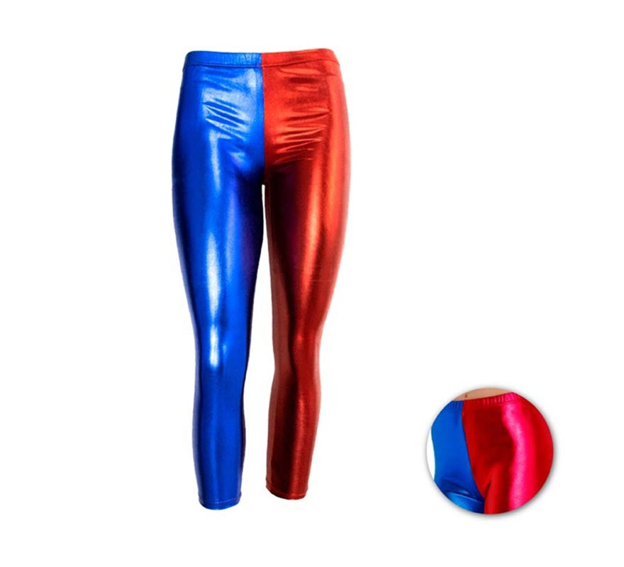 Translation missing: de.Leggins Metalizado de Payasa Villana para niña