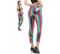 Leggins metalizados Arcoíris para mujer