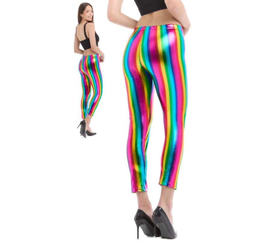 Translation missing: de.Leggins metalizados Arcoíris para mujer