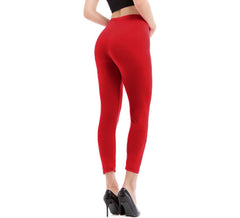 Rote Leggings für Damen
