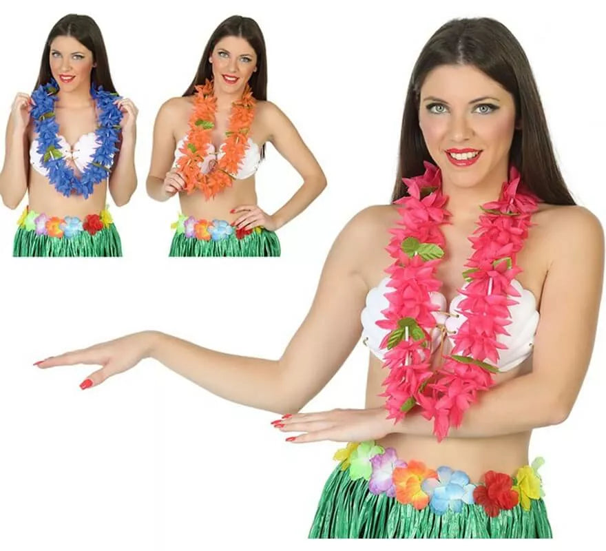 Translation missing: es.Lei o Collar Hawaiano en 3 colores surtidos