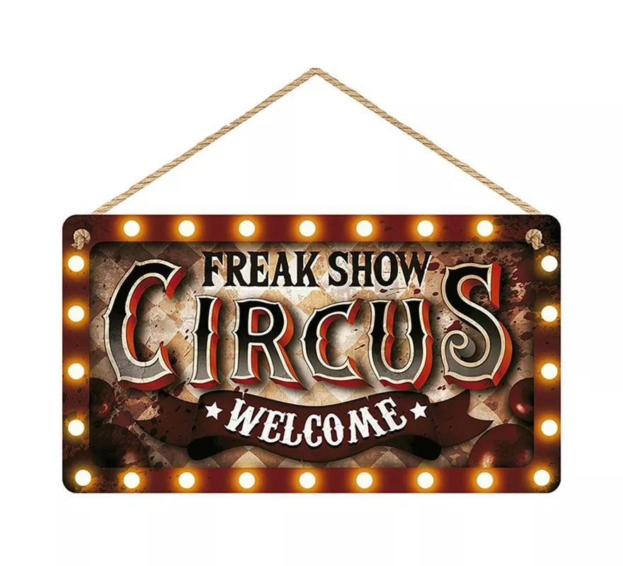 Translation missing: de."Letrero ""Circus"" de madera de 35x20 cm"