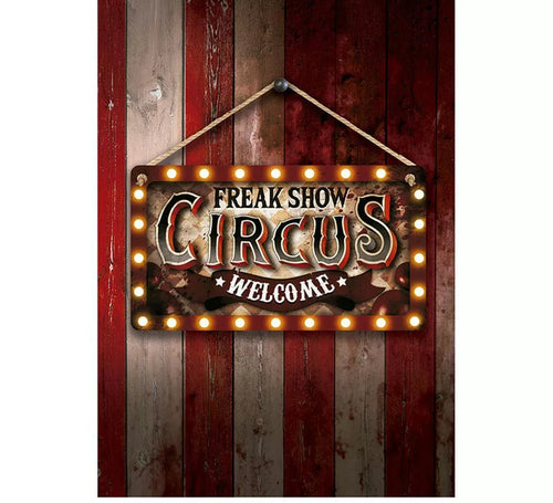"Letrero ""Circus"" de madera de 35x20 cm"