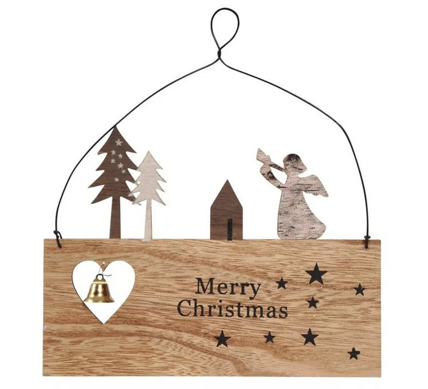 Translation missing: de.Letrero Colgante Merry Christmas de 19X21 cms