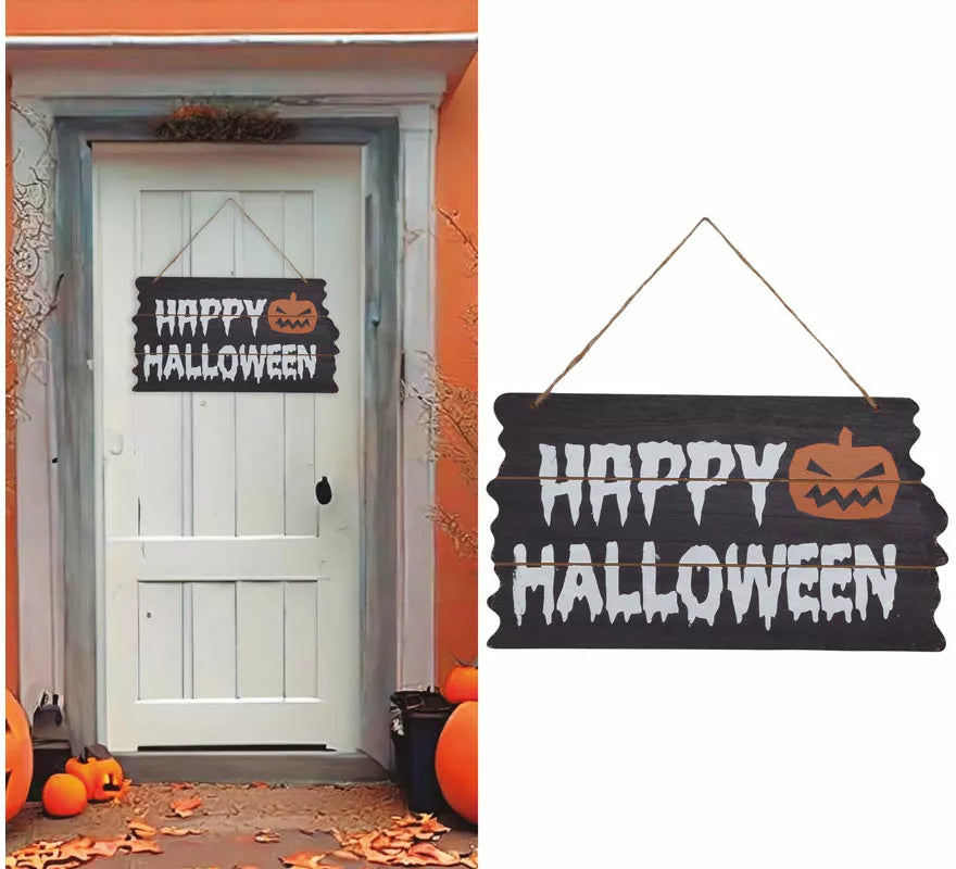 Translation missing: de.Letrero 'Happy Halloween' de 34X19 cm