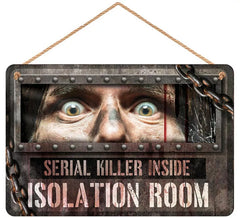 Isolationsraumschild 30x20 cm Holz