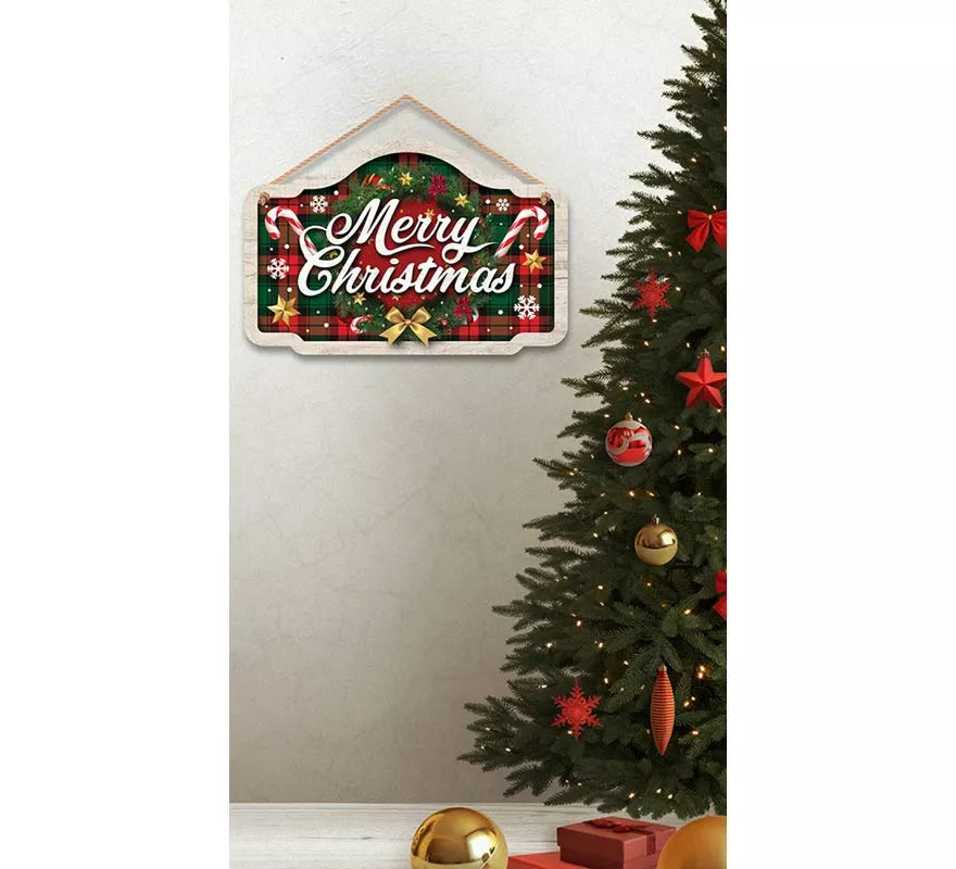 Translation missing: de.Letrero Merry Christmas de 34x19 cm