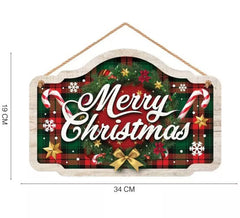 Frohe Weihnachten-Schild 34x19 cm