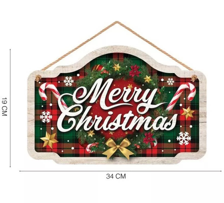 Translation missing: de.Letrero Merry Christmas de 34x19 cm