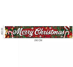 Stoffschild „Merry Christmas“, 290 x 50 cm