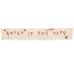Fabric Sign (Enter, wenn Sie sich trauen) 29X175 Cm