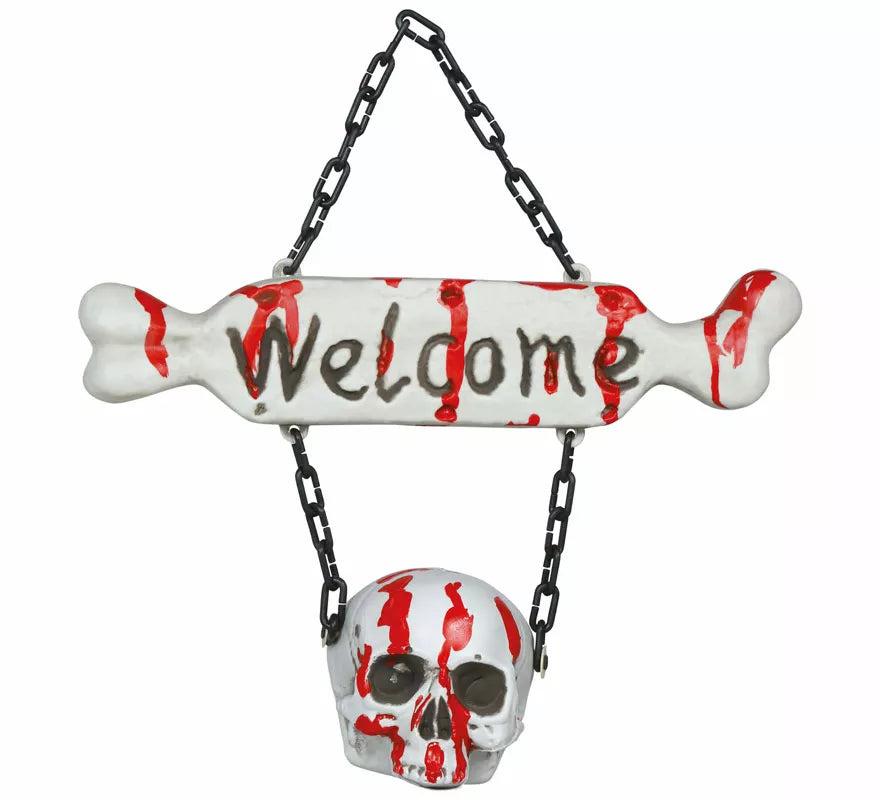 Translation missing: de.Letrero Welcome Huesos de 40x37 cm