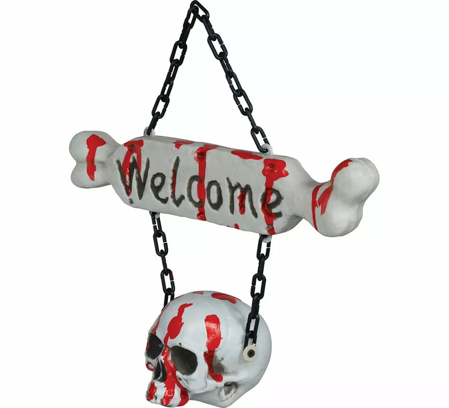 Translation missing: de.Letrero Welcome Huesos de 40x37 cm