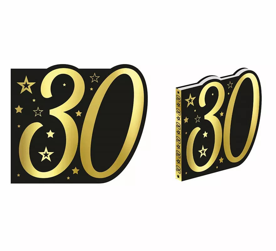 Translation missing: de.Libro Dorado y Negro 30 Años Cumpleaños y Aniversarios de 26 Páginas