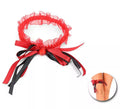 Liguero rojo y negro de 16x8 cm