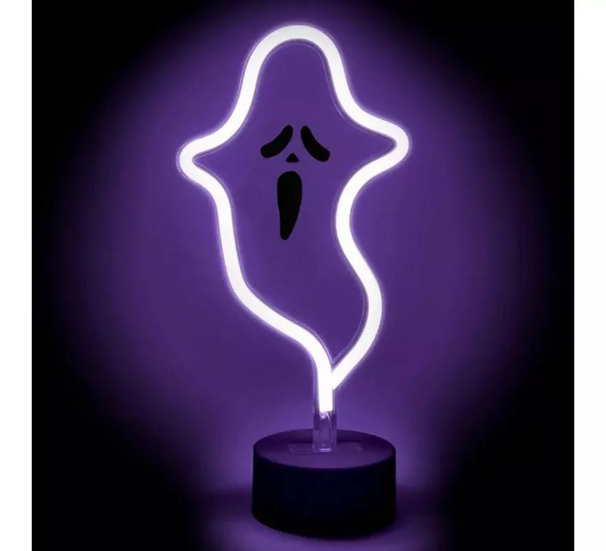 Translation missing: de.Luz neón de Fantasma con Soporte de 17x9x27 cm