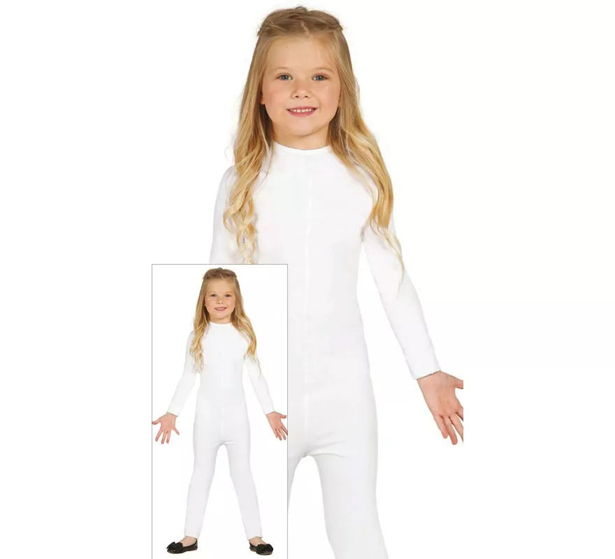 Translation missing: de.Maillot color Blanco para niños