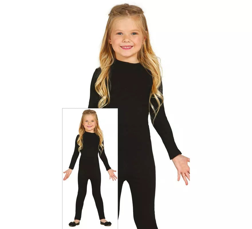 Translation missing: de.Maillot color Negro para niños
