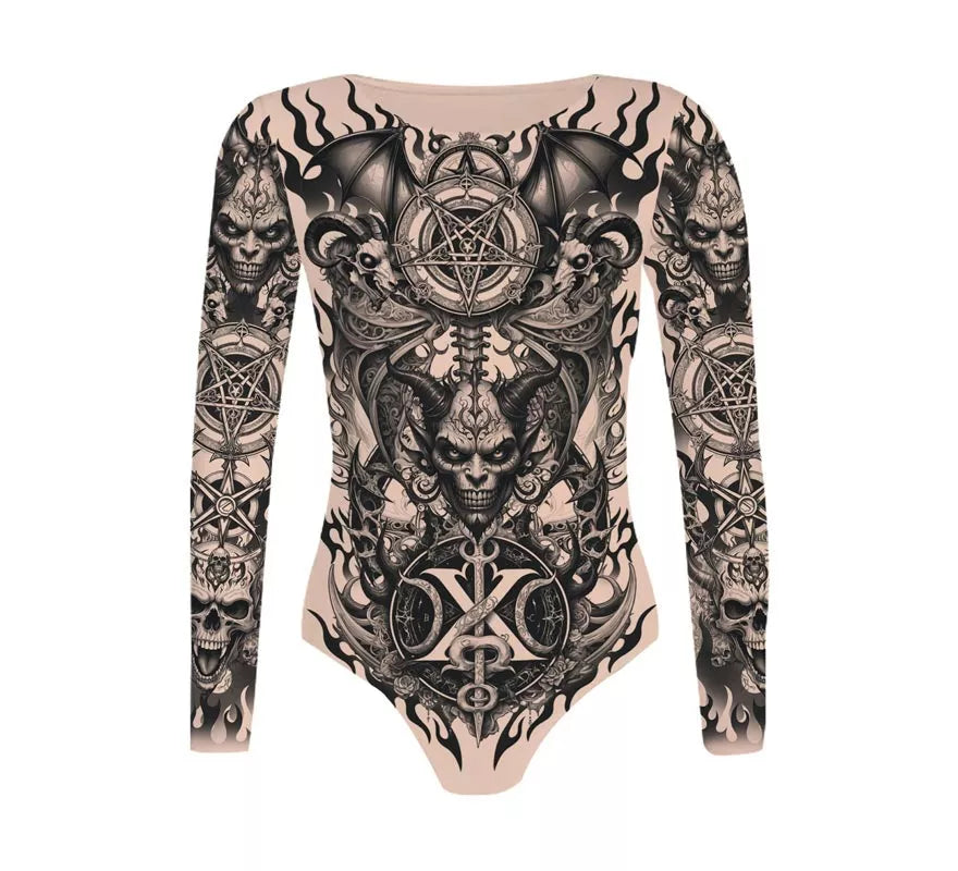Translation missing: de.Body de la Muerte Efecto Tatuajes para mujer