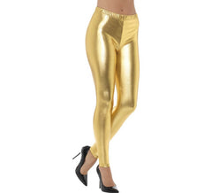 Gold Metallic Strumpfhose für Frauen