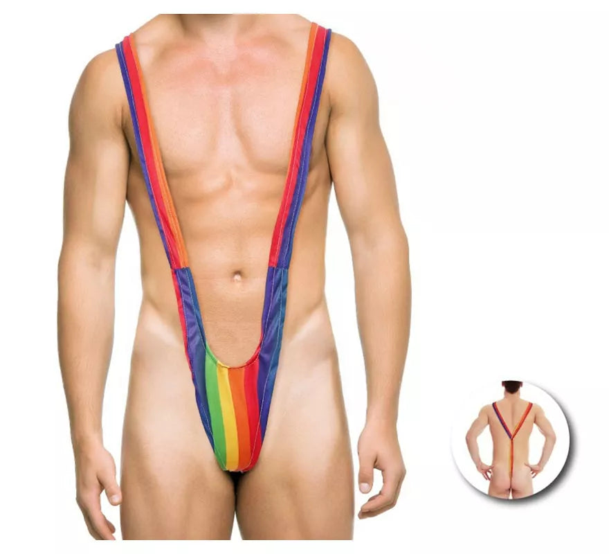 Translation missing: de.Mankini Arcoíris adulto