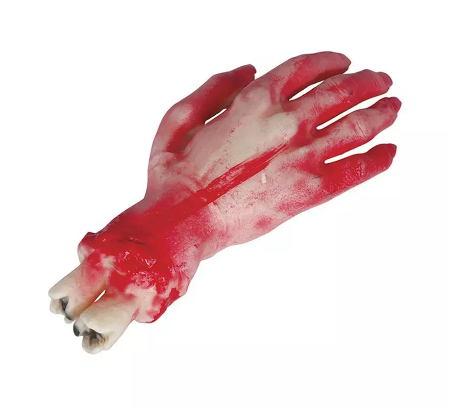 Translation missing: de.Mano con sangre látex de 25 cm