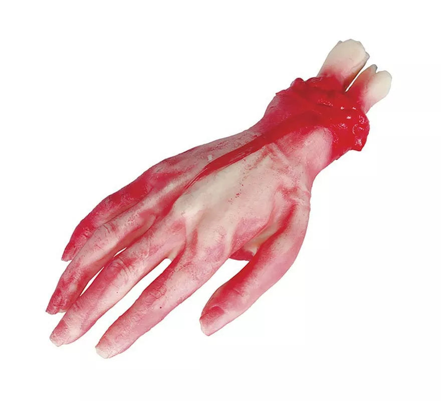 Translation missing: de.Mano con sangre látex de 25 cm