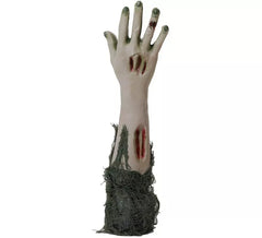 42x11 cm große Zombiehand mit Ton und Bewegung