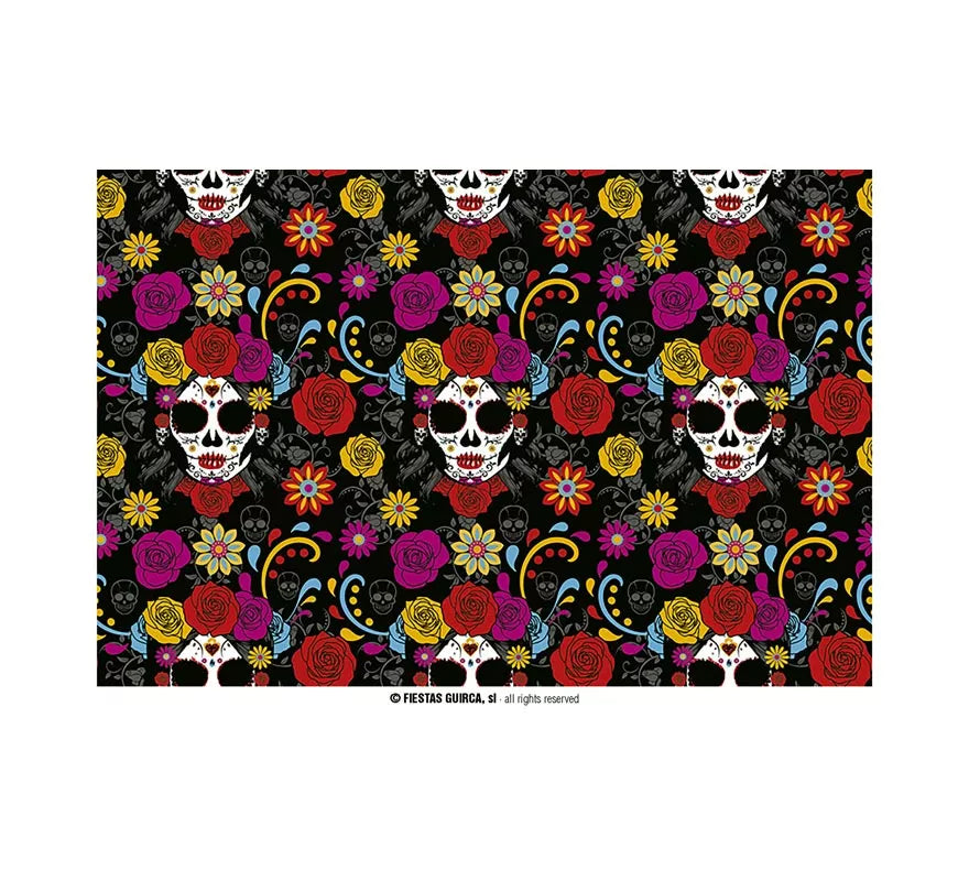 Translation missing: de.Mantel de Catrina colorida de 137x274 cm