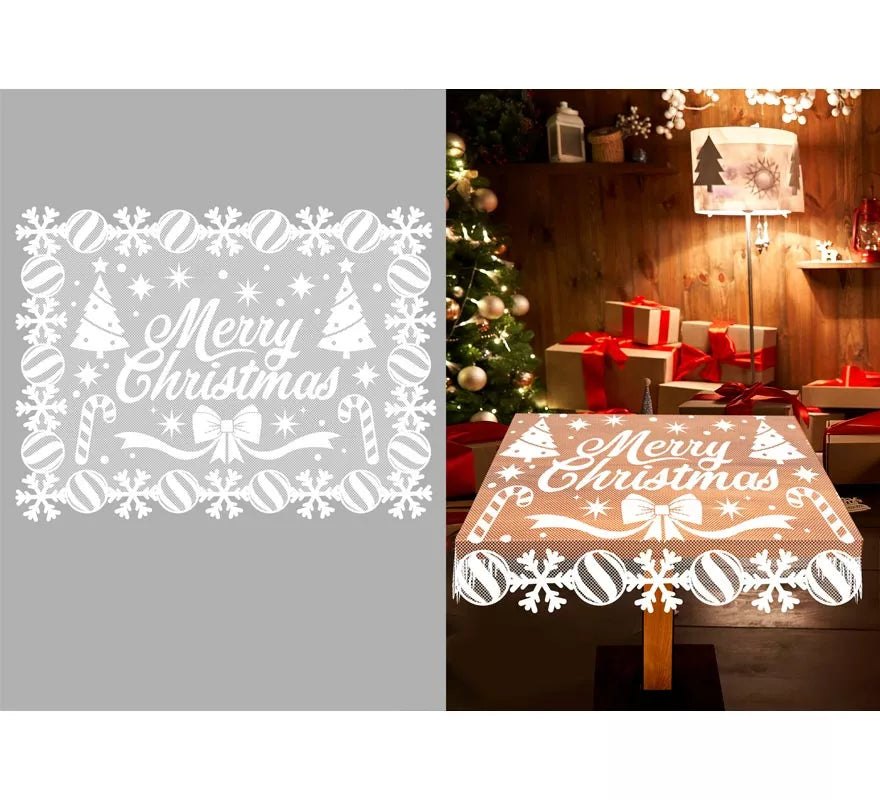 Translation missing: de.Mantel Cuadrado Merry Christmas de 100x75 cm