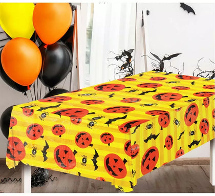 Mantel de Halloween con Calabazas de 130x175 cm