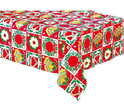 Mantel de Navidad de Plástico 178 X 132 cm