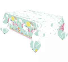 137x243 cm Magic Unicorn Plastiktischdecke