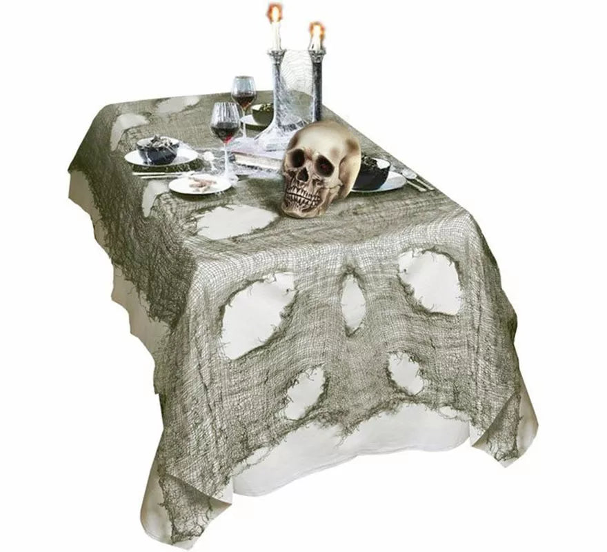 Mantel Decorativo verde para Halloween de 60x300 cm