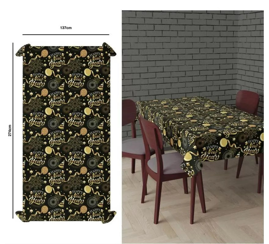 Translation missing: de.Mantel Happy New Year de 137x274 cm