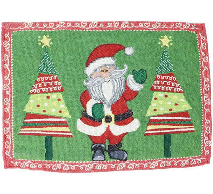 Mantel Individual de Papá Noel 48x33 cm