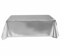 Metallic-Tischdecke in verschiedenen Farben von 137 x 274 cm