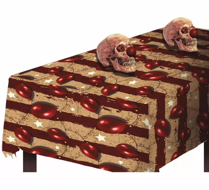 Translation missing: de.Mantel Payaso Calavera de 137X274 cm
