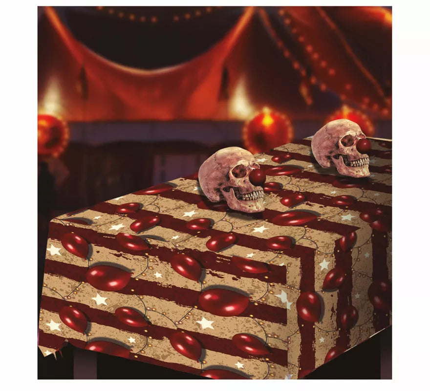 Translation missing: de.Mantel Payaso Calavera de 137X274 cm