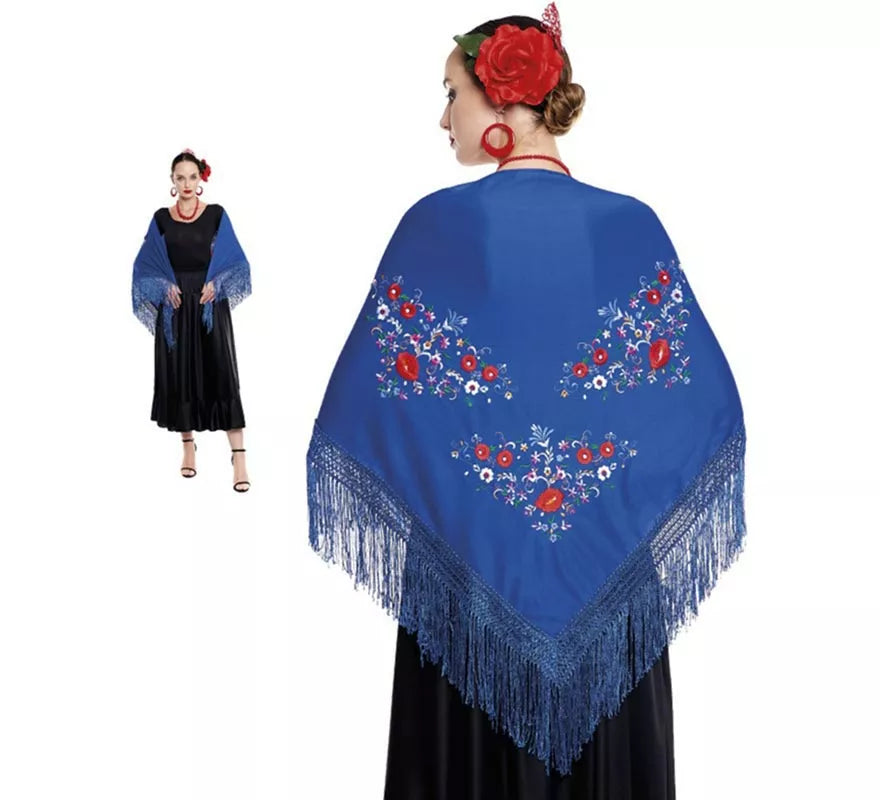 Mantón Sevillana o Chulapa Bordado en varios colores