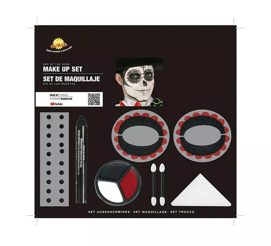 Translation missing: de.Maquillaje de Catrina bordes rojos