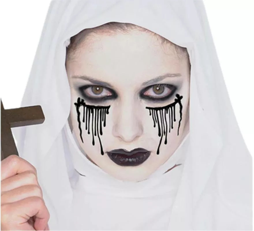 Maquillaje de Monja Tenebrosa
