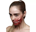 Maquillaje FXs Boca descarnada Zombie de Látex