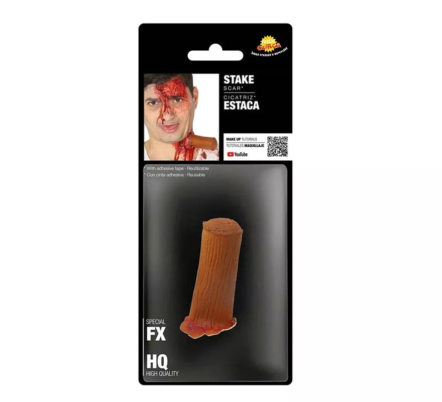 Translation missing: de.Maquillaje FXs de Cicatriz con Estaca Clavada