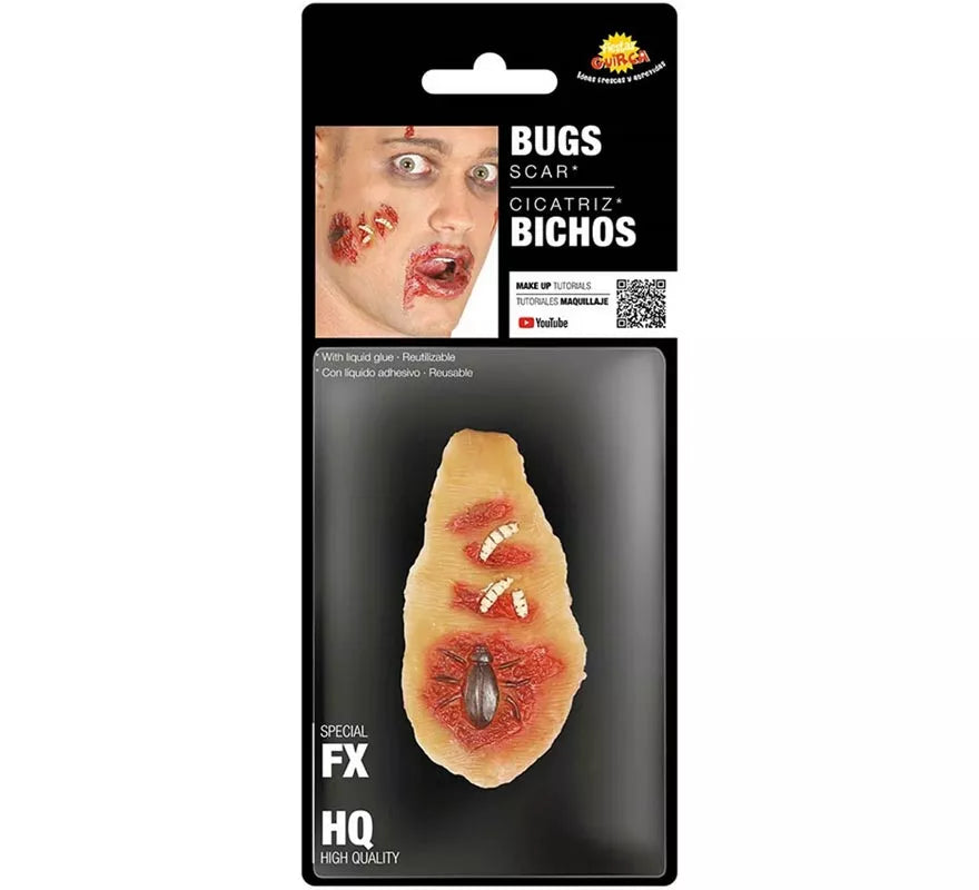 Translation missing: de.Maquillaje FXs de Herida Llena de Bichos