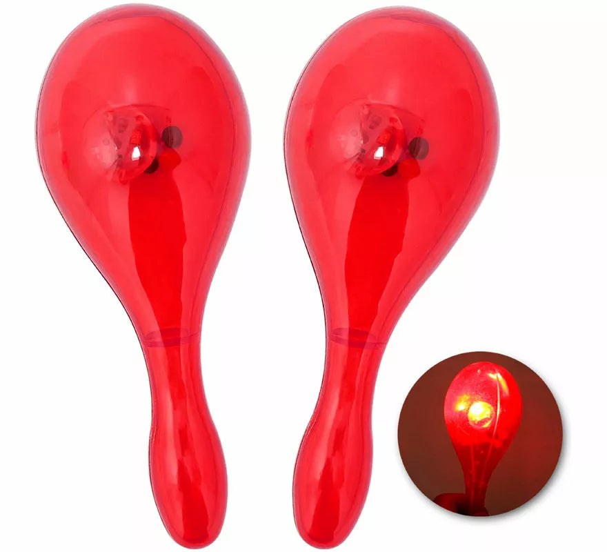 Translation missing: de.Maracas con Luz de 16x7 cm en varios colores