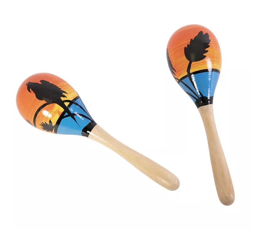 Translation missing: de.Maracas de Madera de 20 cm