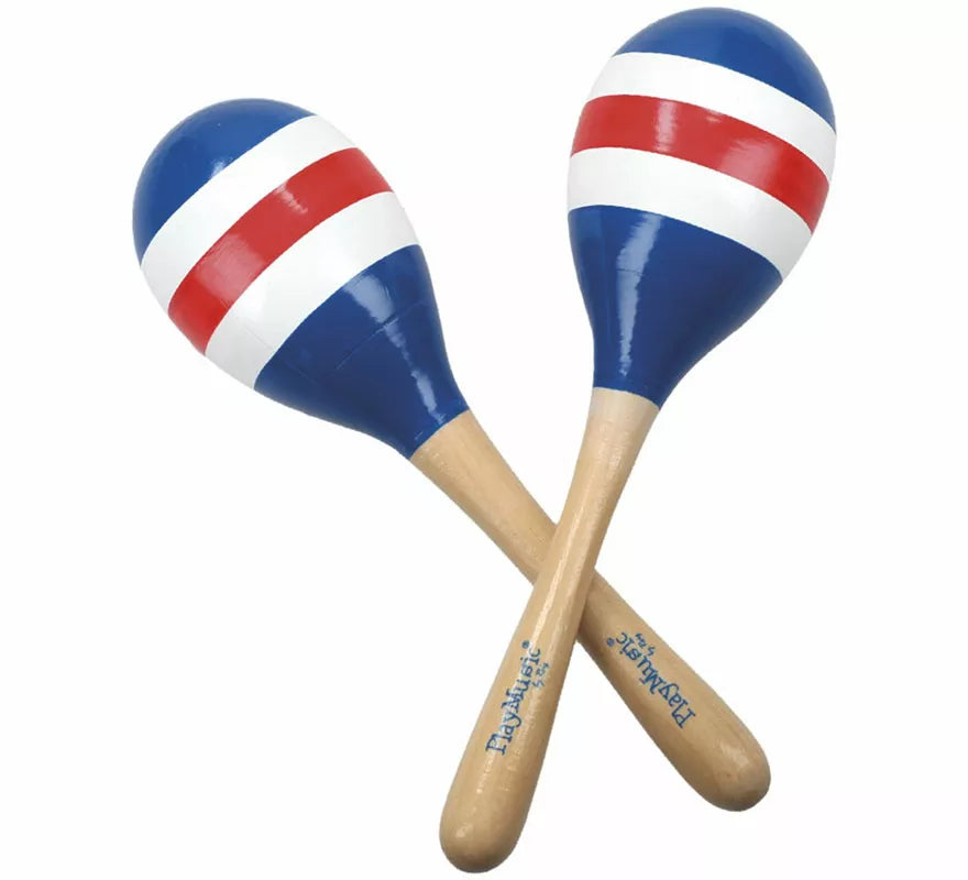 Translation missing: de.Maracas de Madera Pintada