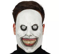 Máscara Blanca Sonriente Demoníaca de Látex