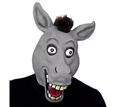 Cartoon Eselkopfmaske mit Haaren